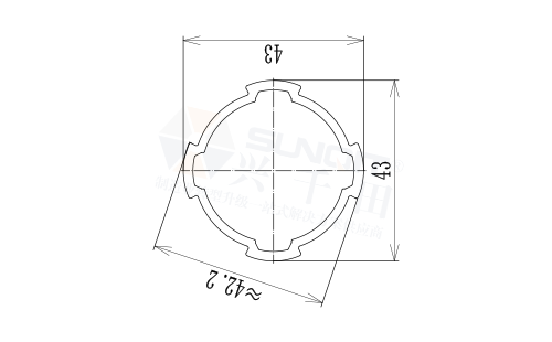 43基礎(chǔ)鋁管尺寸圖 43基礎(chǔ)鋁管尺寸圖